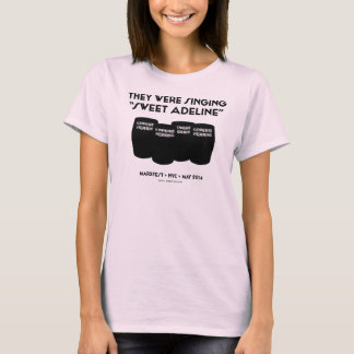 T-shirt La pièce en t des femmes "d'Adeline douce"