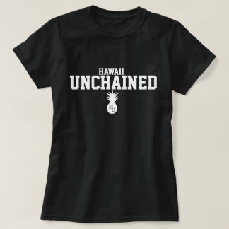 T-shirt La pièce en t des femmes désenchaînées par noir