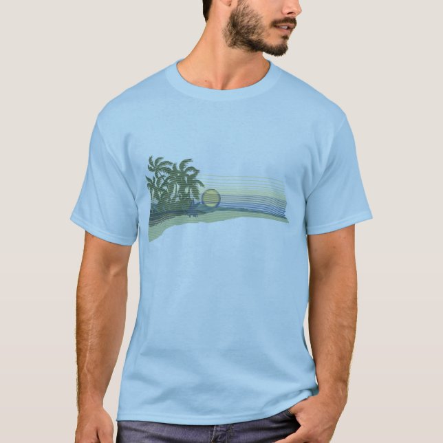 T-shirt La pièce en t des grands hommes de coucher du (Devant)