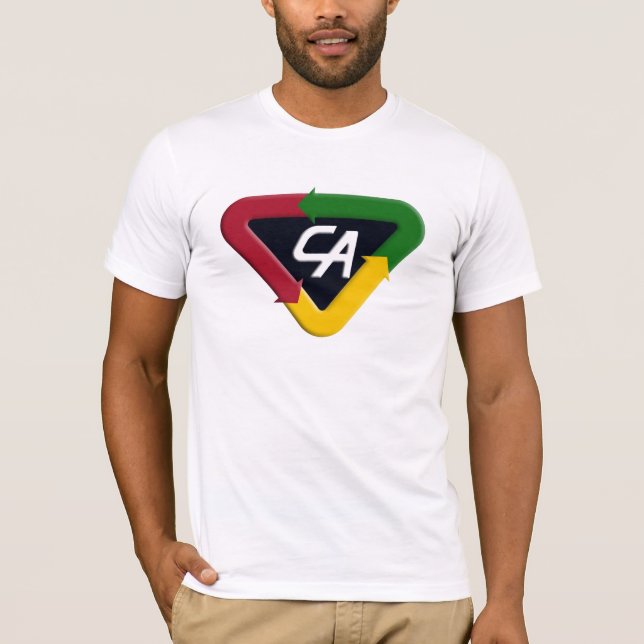 T-shirt La pièce en t des hommes (Devant)