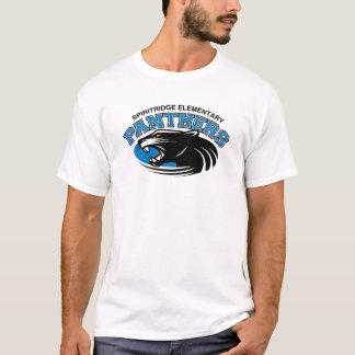 T-shirt La pièce en t des hommes classiques de panthère