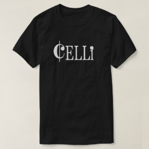 T-shirt La pièce en t des hommes de base de violoncelles