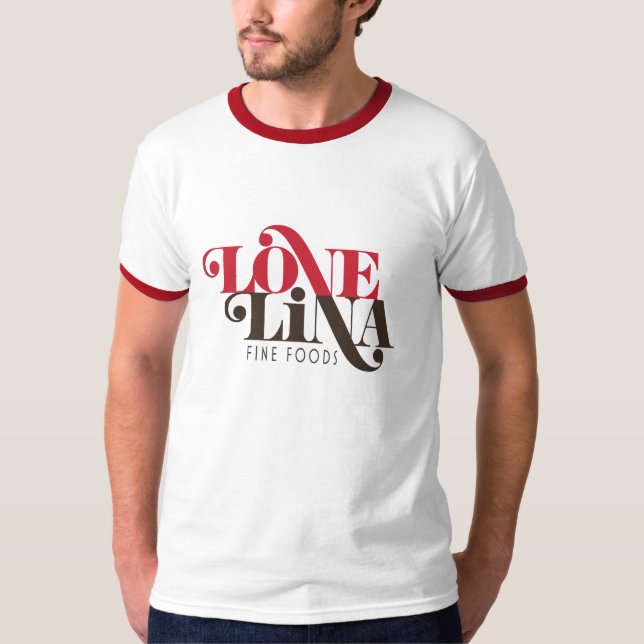 T-shirt La pièce en t des hommes de Lina d'amour (Devant)
