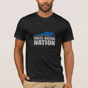 T-shirt La pièce en t des hommes de nation de course de