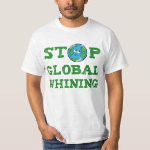T-shirt La pièce en t des hommes de pleurnicherie globaux