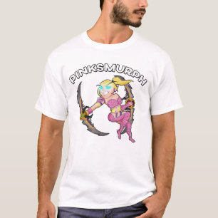 T-shirt La pièce en t des hommes roses de CAD