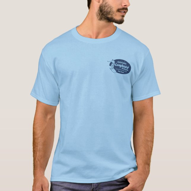 T-shirt La pièce en t des hommes surfants de club (Devant)