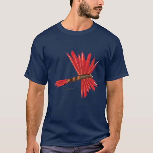 T-shirt La pièce en t d'hommes de marine de "Lucy" (Devant)
