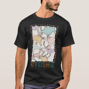 T-shirt La pièce en t d'obscurité d'Etosha