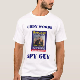 T-SHIRT LA PIÈCE EN T EN BOIS DU TYPE CODY D'ESPION