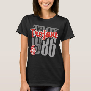 T-shirt La pièce en t foncée de 1986 femmes de troy de