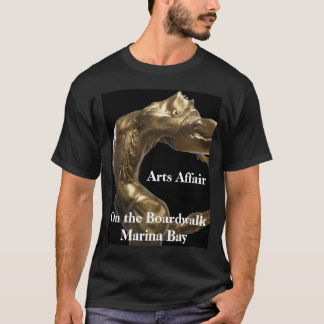 T-shirt La pièce en t noire des hommes