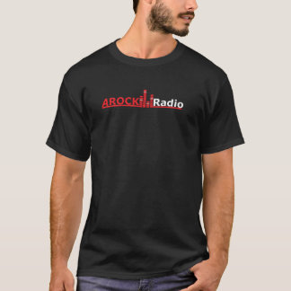 T-shirt La pièce en t noire des hommes d'AROCK