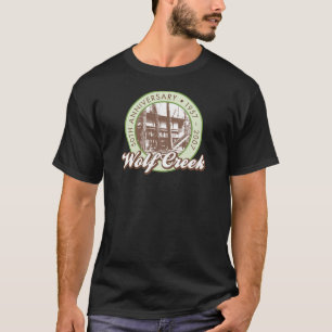 T-shirt La pièce en t noire des hommes de Wolf Creek