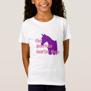 T-Shirt La pièce en t quarte américaine de filles de