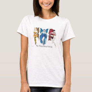 T-shirt La pièce en t sage de Babydoll de trois fées