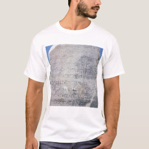 T-shirt La pierre hellénistique d'épigraphe, a trouvé d