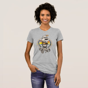 T-shirt La pirate de Seaborne (Texte BLK) Femmes ajusté