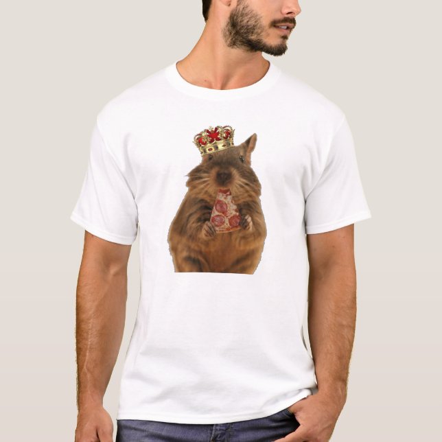 T-shirt La pizza au King Degu (Devant)