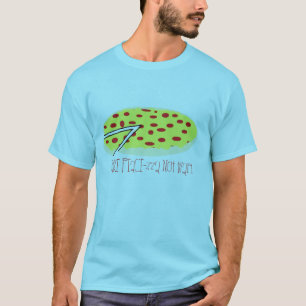 T-shirt la pizza, font la GUERRE de Paix-zza pas