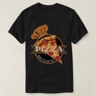 T-shirt La pizza rend la vie meilleure