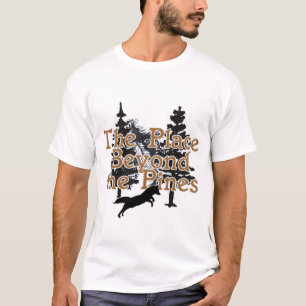T-shirt La place au-delà des pins