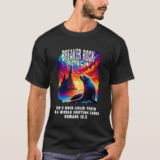 T-shirt La plage de Breaker Rock La vérité inébranlable de