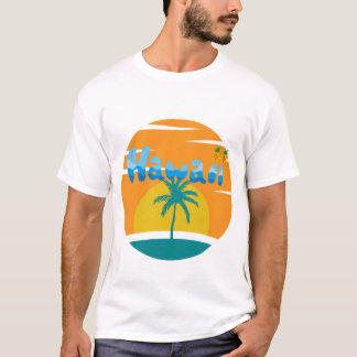 T-shirt La plage d'Hawaii