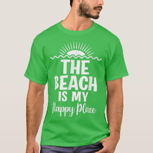 T-shirt La Plage Est Ma Bonne Plage Vacances Été Famille