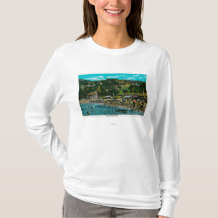 T-shirt La plage se baignante chez Avalon, île de Catalina