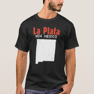 T-shirt La Plata Usa State America Voyage Nouveau Mexique