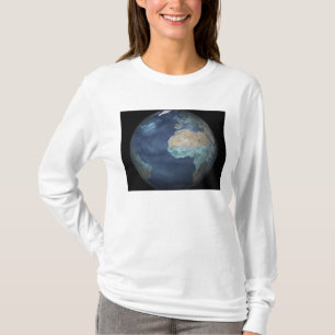 T-shirt La pleine terre montrant l'évaporation