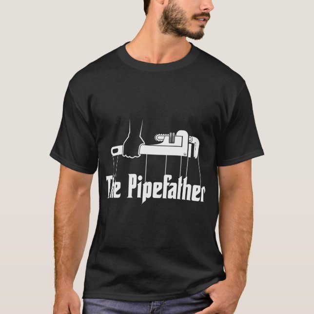 T-shirt La plomberie de plomberie Pipefather (Devant)