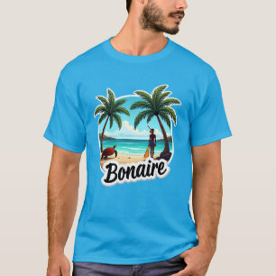T-shirt La plongée en apnée est la meilleure à bonaire
