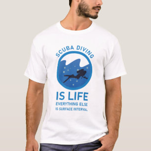T-shirt La plongée sous-marine est la vie tout le reste es