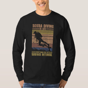 T-shirt La Plongée Sous-Marine Est La Vie Tout Le Reste Es