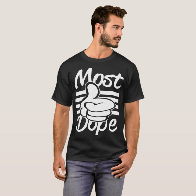 T-shirt La plupart de dopant manie maladroitement vers le (Devant entier)