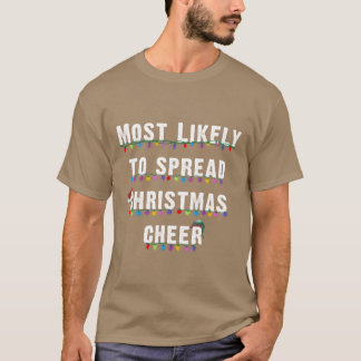 T-shirt La plupart de Likelyo se répandent Noël Joyer Noël