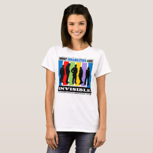 T-shirt La plupart des incapacités sont invisibles -