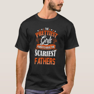 T-shirt La Plus Belle Fille A Toujours Le Père Le Plus Sca