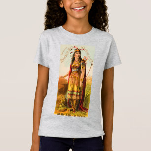 T-Shirt La plus belle jeune fille indienne de Buffalo Bill
