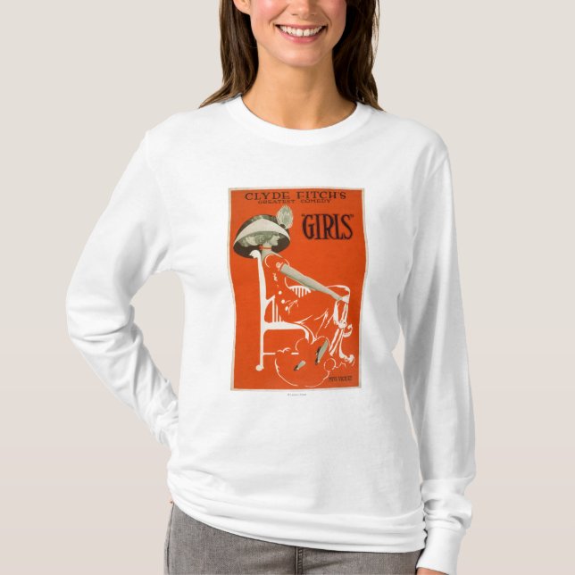 T-shirt La plus grande comédie de Clyde Fitch, théâtre 2 (Devant)