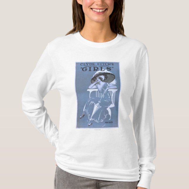 T-shirt La plus grande comédie de Clyde Fitch, théâtre de (Devant)