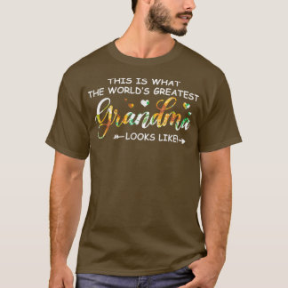 T-shirt La plus grande grand grand-mère du monde ressemble