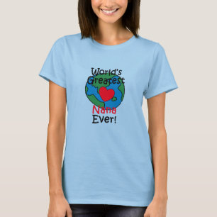 T-shirt La plus grande maman du monde cœur