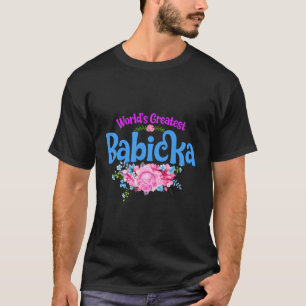 T-shirt La Plus Grande Mamie Slovaque De Babicka Au Monde