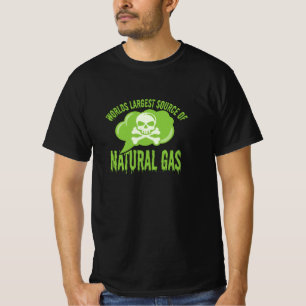 T-shirt La Plus Grande Source De Gaz Naturel Du Monde