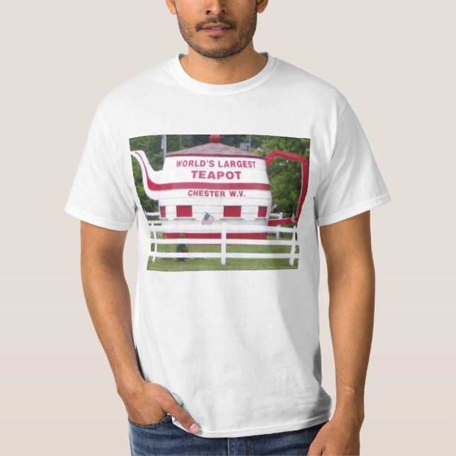 T-shirt La plus grande théière du monde (Devant)