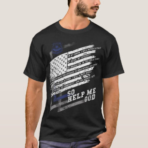 T-shirt La police en Amérique maintient l'ordre des
