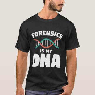T-shirt La Police Judiciaire Est Mon Adn Inspecteur De La